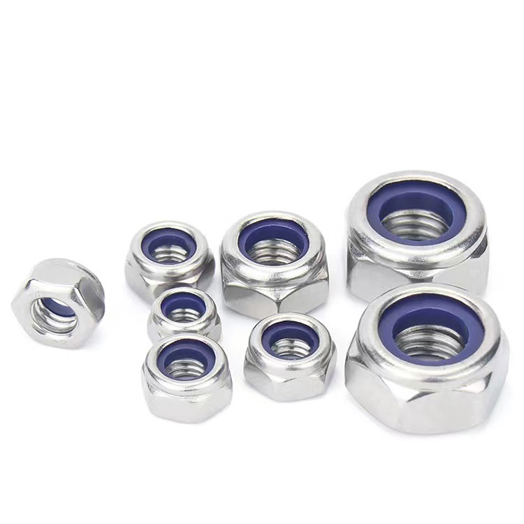 DIN 985 Nyloc Self-Locking Hex Nut SS304